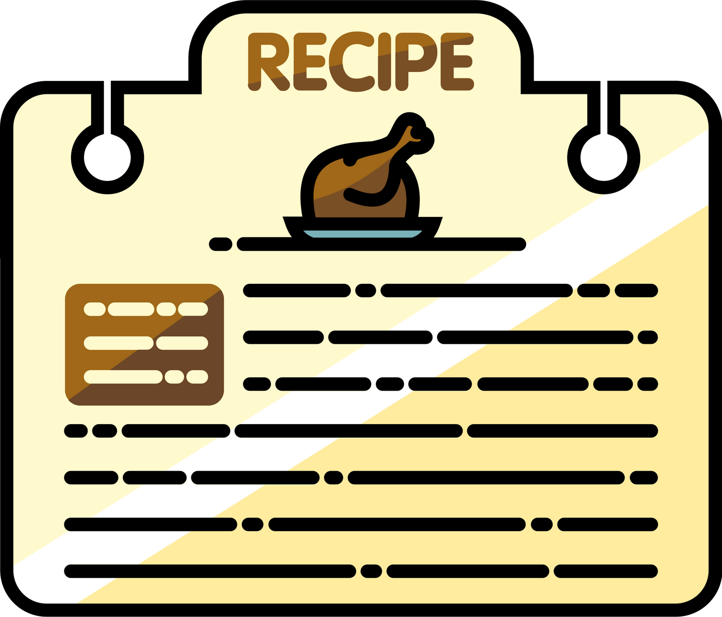 Recipe Card - Ham and Onion Egg Scramble - FREE