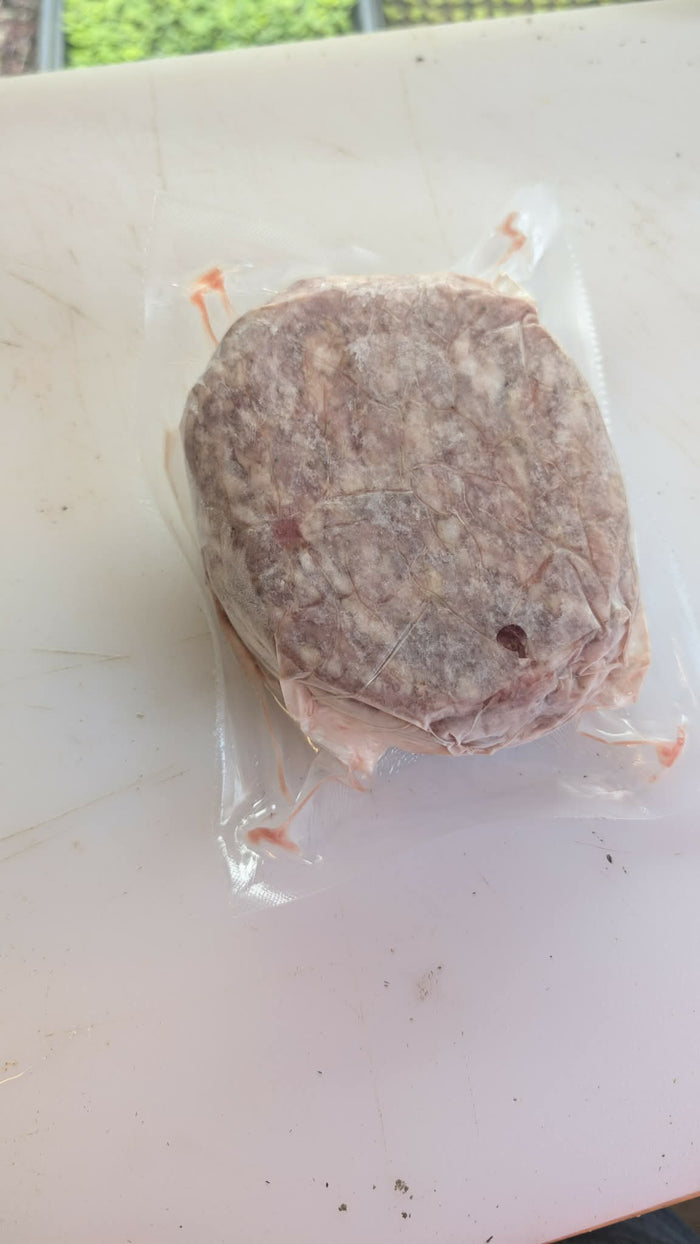 Pork Sausage Burgers - 4x 1/4lb patties